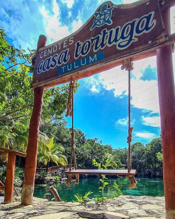 Ferienwohnung Alojamiento Casa En Tulum Exterior foto