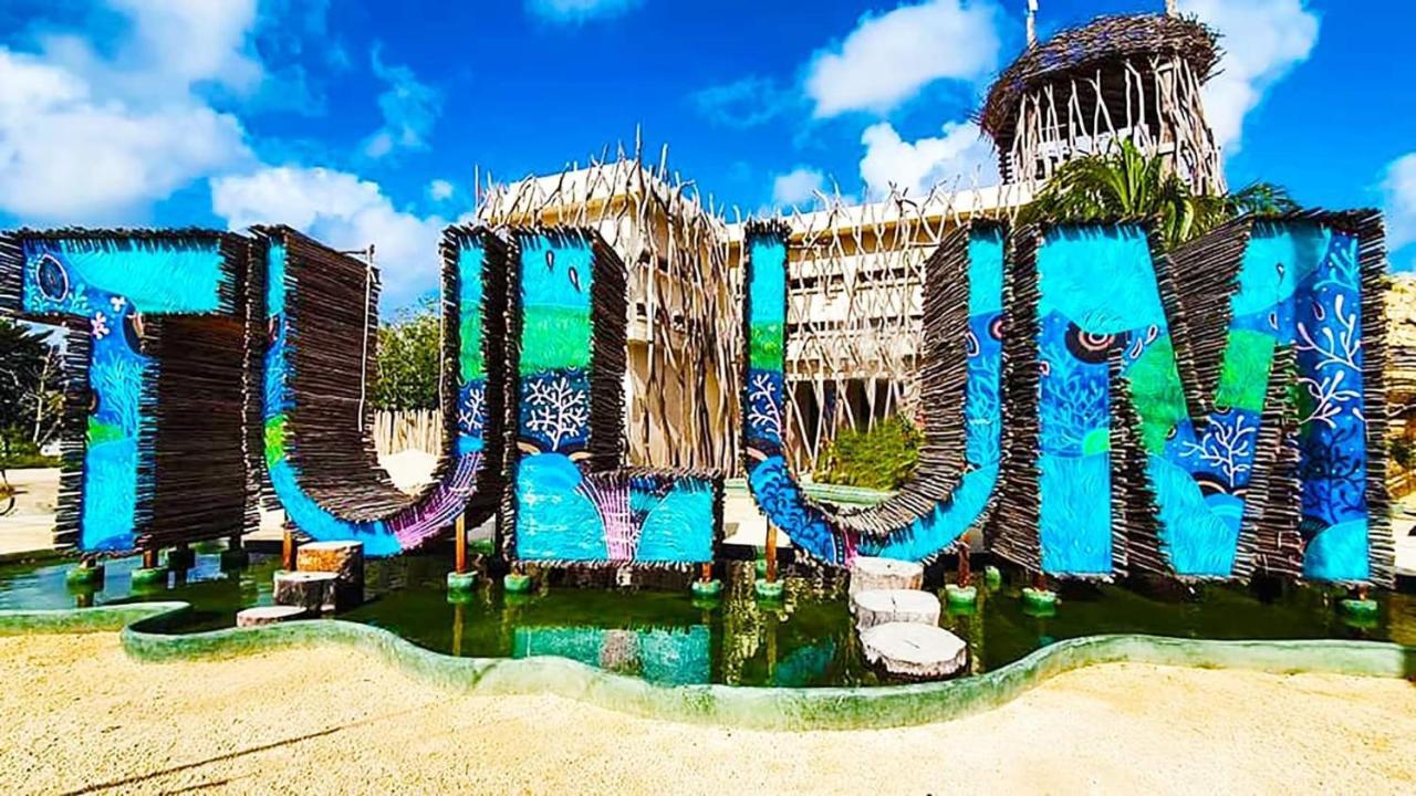 Ferienwohnung Alojamiento Casa En Tulum Exterior foto